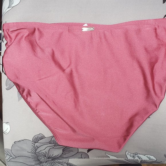 NWT Calvin Klein Rosebud Shimmer Bikini Bottom Size L - Picture 4 of 5